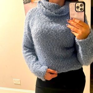 Super soft baby blue sweater